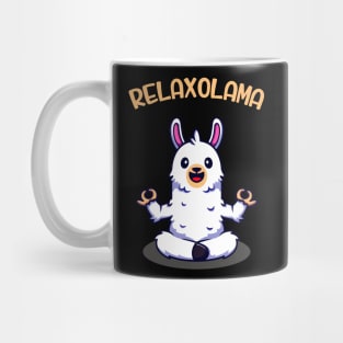 Relaxolama Funny Llama Meditation Alpaca Yoga Mug